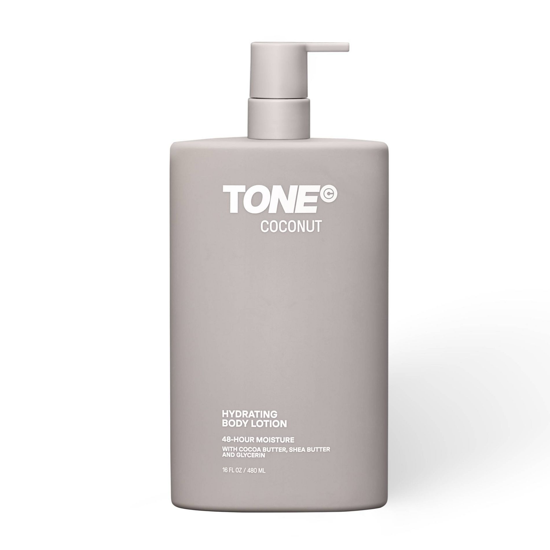 TONE 48-Hour Moisture Hydrating Body Lotion - Coconut - 480ml: Whole Body, Made Without Parabens, Contains Shea Butter