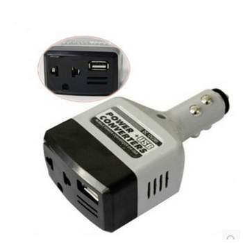Car Power Converter Inverter 12V/24V for 220V Adapter Charger Car Cigarette Lighter Socket Power+USB Converter