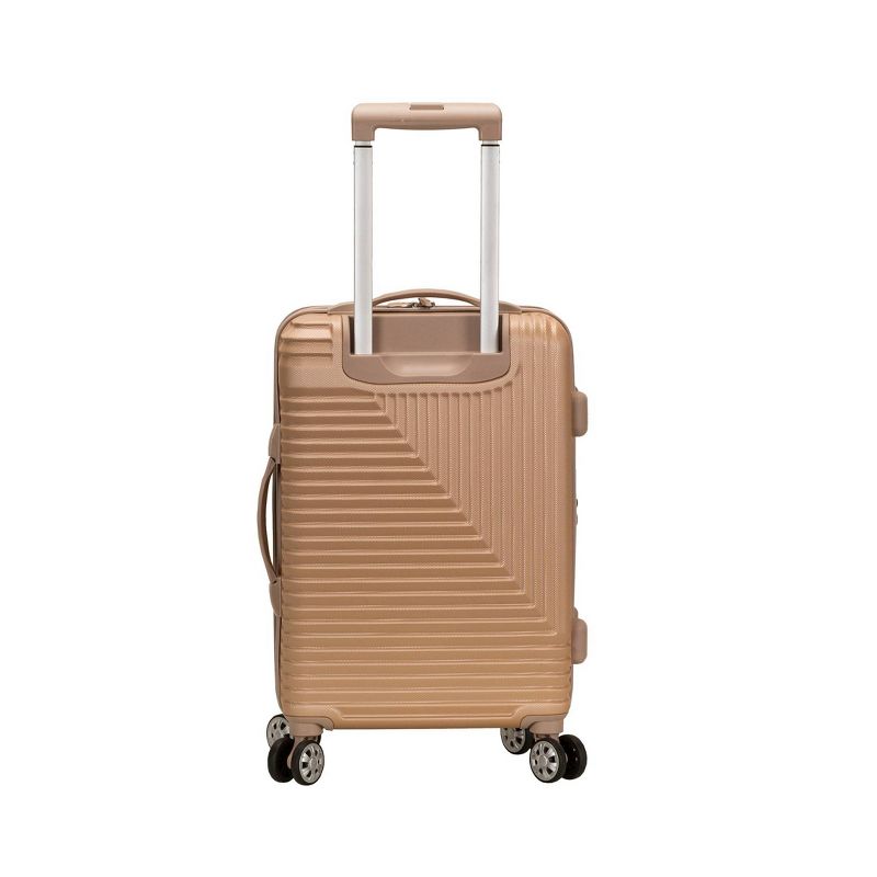 Rockland Star Trail Hardside Spinner Carry On Suitcase - Champagne, 3 of 5
