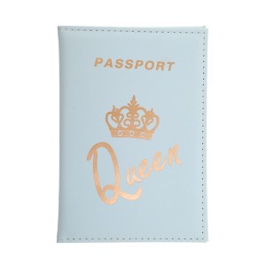 Unique Bargains Crown Letter Passport Holder 1 Pc - 1 of 4