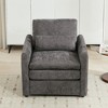 NicBex Couches for Living Room 31.9" Comfy Cloud Sofa Upholstered Oversized Single Armchair Sofa with Cushion, Grey - 2 of 4