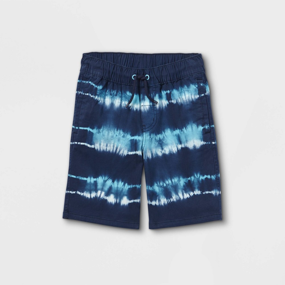 Size L (12/14) Boys' Tie-Dye Pull-On Shorts - Cat & Jack Blue L