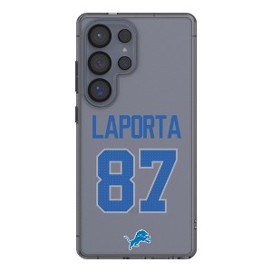 NFL Detroit Lions Players Game Tactic Clear Cell Phone Case for Samsung Galaxy - 1 of 4