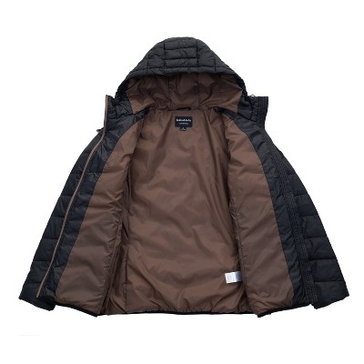 Rokka&Rolla Women's Light Puffer Jacket Coat-Rich Black, size X Large — фото 5