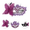 Unique Bargains 3D Butterfly Half Face Party Mask 1 Pc - 3 of 4