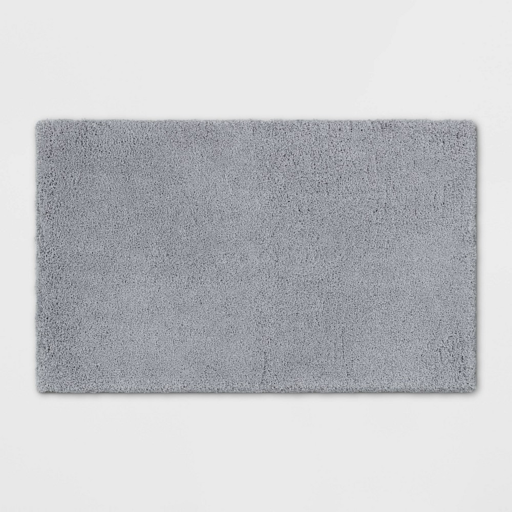 21inx34in Bath Rug Light Gray - Threshold Signature™