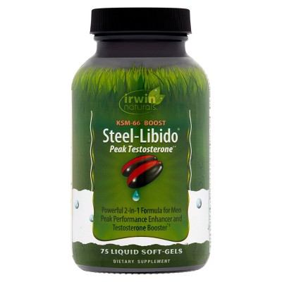 Irwin Naturals Steel Libido Peak Testosterone Softgels - 75ct