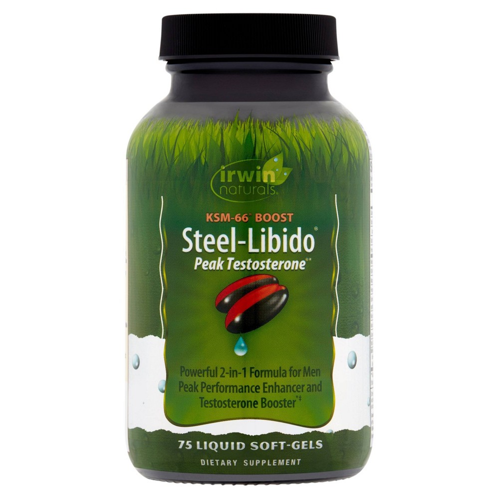 Photos - Vitamins & Minerals Irwin Naturals Steel Libido Peak Testosterone Softgels - 75ct