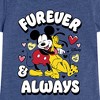 Girls' - Disney - Furever And Always Fitted Short Sleeve Graphic T-Shirt - image 2 of 4