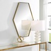 Uttermost Ankara Brass Hexagon Mirror - 4 of 4