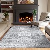 Coucheta Washable Area Rug - Vintage Distressed Rug, Low Pile Non-Slip Carpet for Living Room & Dining Room, Fade & Stain Resistant - 3 of 4