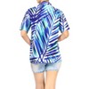 HAPPY BAY Women's Button Down Blouses Summer Party Blouse Shirt Hawaii Blouses Short Sleeve Vacation Dress Button Up Hawaiian Shirts - 3 of 4