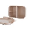 3 Sprouts Recycled Plastic Bento Box - Taupe - 3 of 4
