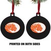 East Central University Secondary Logo Aluminum Holiday Christmas Tree Ornament - 2 of 4
