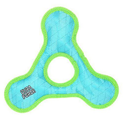 DuraForce Triangle Ring Dog Toy - Blue/Green