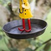 Creative Hanging Bird Feeder Girl With Umbrella Tray Outdoor Garden Yard Decoration - 4 of 4