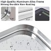 30x22 Inch Silver Bathroom Mirror, Aluminum Alloy Frame with Horizontal/Vertical Mount - 4 of 4