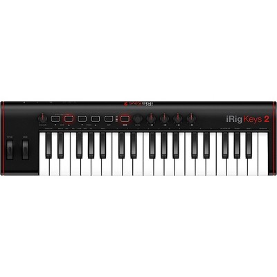 IK Multimedia iRig Keys 2 - 37 Mini Key Controller for iPhone, iPad and Mac/PC with SampleTank SE