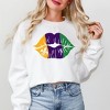 Simply Sage Market Women's Graphic Sweatshirt Mardi Gras Lips - 2 of 3