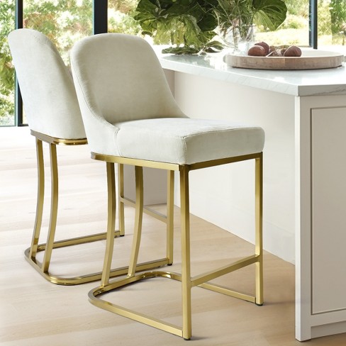 Counter height stools with deals gold legs