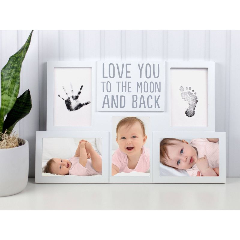 Pearhead Love You to the Moon and Back Babyprints Collage Frame, 3 of 6