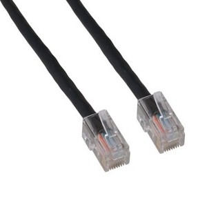 SANOXY Cables and Adapters; 3ft Cat5e 350 MHz UTP Assembled Ethernet Network Patch Cable, Black - 1 of 2