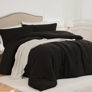 BAGOKIE 2/3PCS Comforter Set with Comforter & Pillowcases - 1 of 4