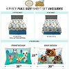 Animal Crossing “Gone Camping” 4-Piece Full Sheet Set – Nintendo Kids Bedding Featuring Tom Nook, Isabelle, KK Slider, Raymond, Rosie & Friends - 4 of 4