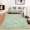 Modern Abstract Area Rug Washable Rug - 3 of 4