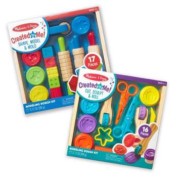 Melissa & Doug Clay Play Activity Set - With Sculpting Tools and 8 Tubs of Modeling