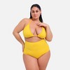 Rebdolls Women's Essential Triangle Swim Top - 2 of 3