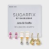 SUGARFIX by BaubleBar Arts & Crafts Stud Earring Set 3pc - Gold - 2 of 3