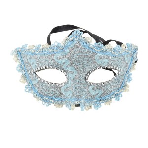 Unique Bargains Pointed Head Dragon-Design Half Face Party Mask 1 Pc - 1 of 4