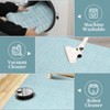Modern Plaid Area Rug Washable Rug Contemporary Non Slip Rugs for Indoor - 4 of 4