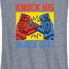 Women's - Rock 'Em Sock 'Em Robots - Knock His Blocked Off Graphic Racerback Tank - 2 of 4