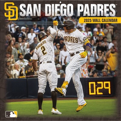 MLB San Diego Padres 2025 12"x12" Team Wall Calendar