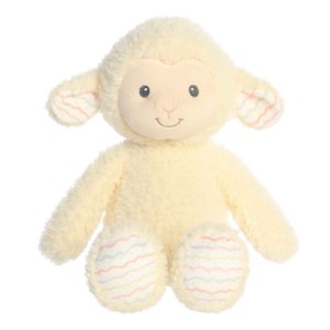 ebba Large Lovelee Lamb Cuddlers Adorable Baby Stuffed Animal White 15" - 1 of 4