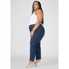 ELOQUII Women's Plus Size The Leigh Super Stretch Slim Leg Jean - 3 of 4