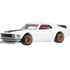 1969 Ford Mustang Boss 302 White with Black "Fast & Furious 6" (2013) Movie "Premium" Series Diecast Model Car by Hot Wheels - 2 of 3