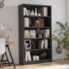 CAVINAS Bookshelf with 4 Shelf,Tall Decorative Bookcase Display Shelves with Free Standing Design,Modern Bookshelf for Living Room - 3 of 4
