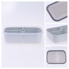 REGALWOVEN Leakproof Plastic Meal Prep Airtight Food Storage Containers 5 Packs 8"x 5.9"x 2.6" - 3 of 4