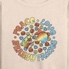 Women's - SpongeBob SquarePants - Peace Love Krabby Patties Lightweight French Terry Wide Neck Long Sleeve Shirt - 2 of 4