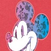 Women's - Disney - Floral Gradient Mickey Short Sleeve Graphic T-Shirt - 2 of 4