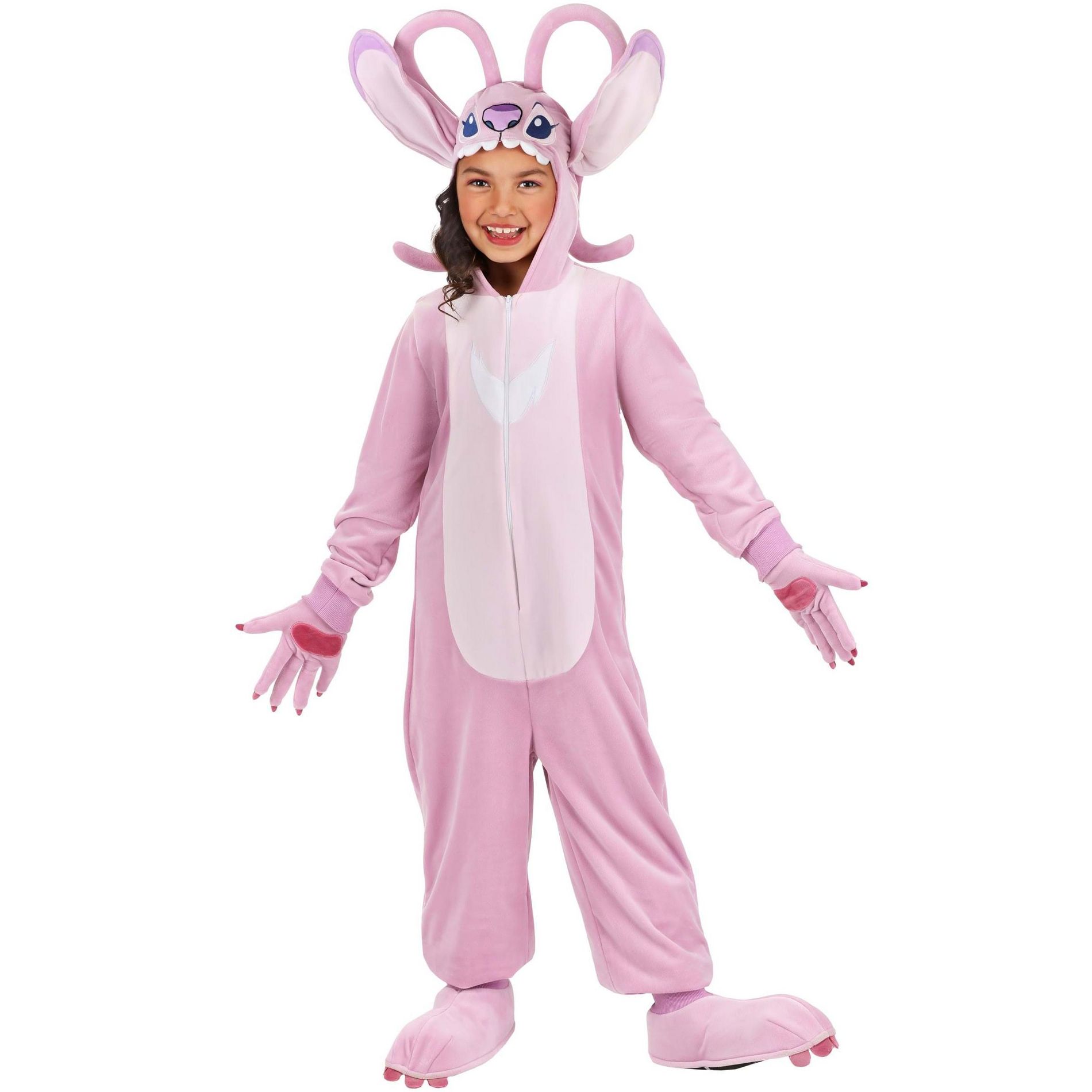 HalloweenCostumes.com Small Girl Exclusive Girl's Disney Angel Lilo and Stitch Halloween Costume, Purple/Purple