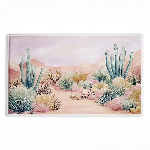 Stupell Industries Sandy Desert Wonderland Printed Plush Bath Mat And Bath Rug, Design By Ramona Murdock, 18"X30" - 1 of 4