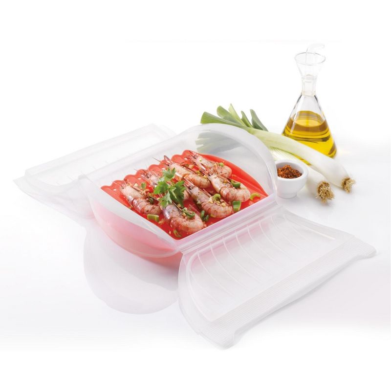 Lekue 3-4 Person Steam Case With Draining Tray, 2 of 4