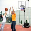 Costway Portable Basketball Hoop System  Adjustable W/Weight Bag Wheels Outdoor - 2 of 4