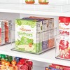 iDesign Pantry Organizer Bins with Handles - Storage Bins for Cabinets or Fridge - Set of 4 - Clear - 3 of 3