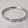 Dicksons May These Words of My Mouth Mobius Silver-Plated Women's Bangle Bracelet - 2 of 3