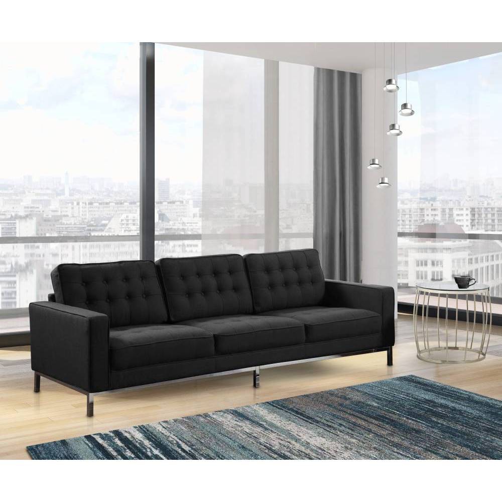 Sterling Sofa Black - Chic Home Design was $1299.99 now $779.99 (40.0% off)